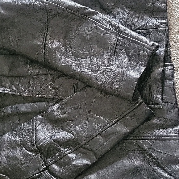 Vintage Leather & Soul button up leather blazer - Picture 10 of 11